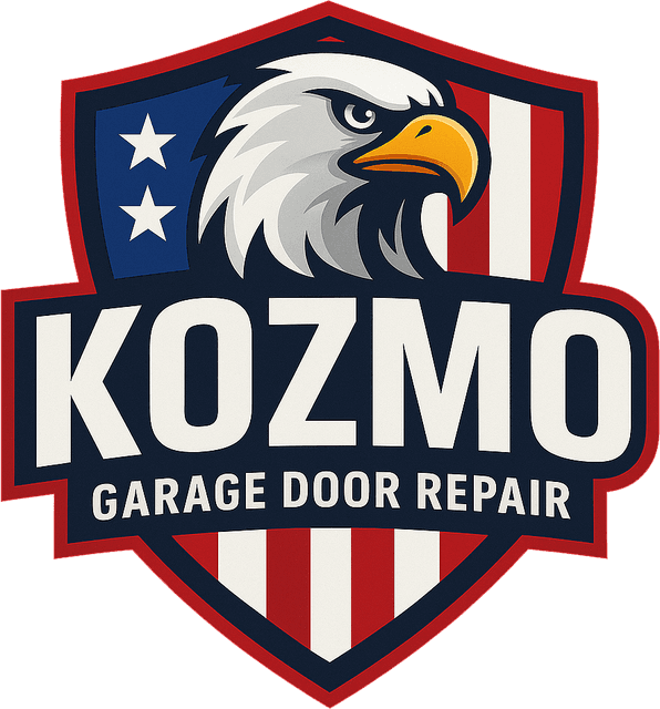 Kozmo Garage Door Repair shield logo